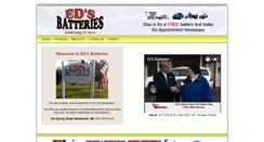 Desktop Screenshot of edsbatteries.com